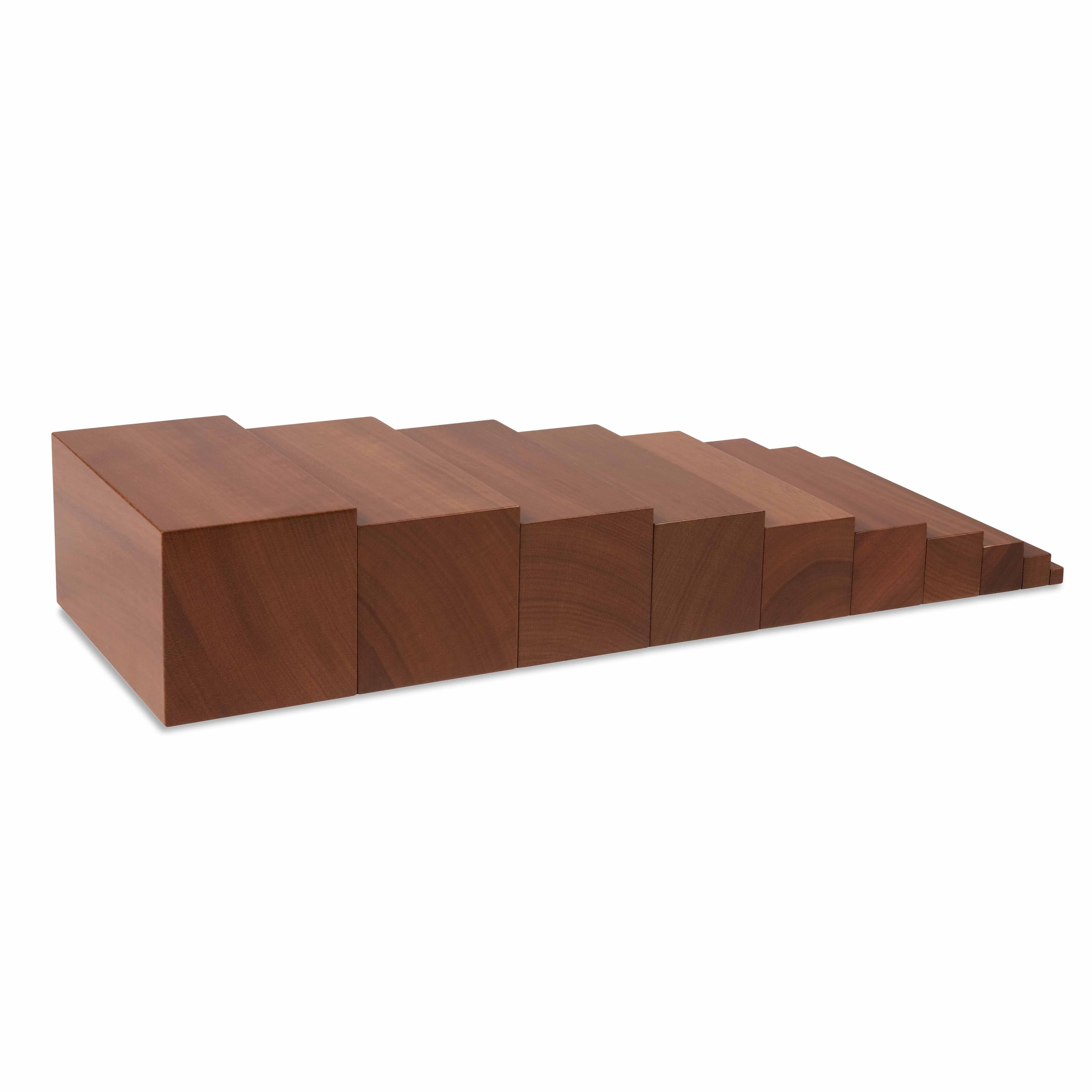 The Brown Stair (Clear Lacquer) | Nienhuis Montessori
