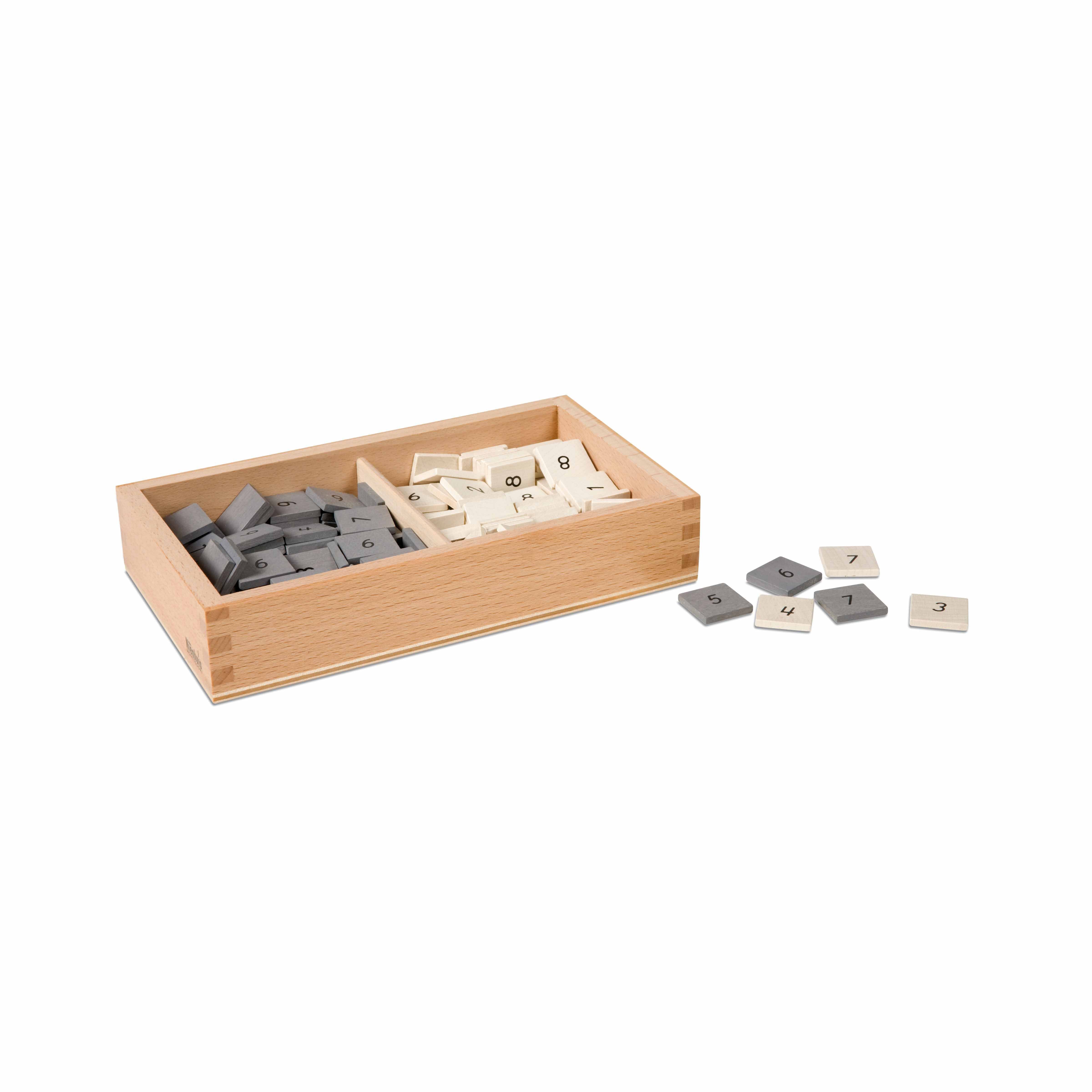 正規品　Y-age carnosine30パッチ×5箱 合計150パッチセット Box With Gray And White Number Tiles | Nienhuis Montessori