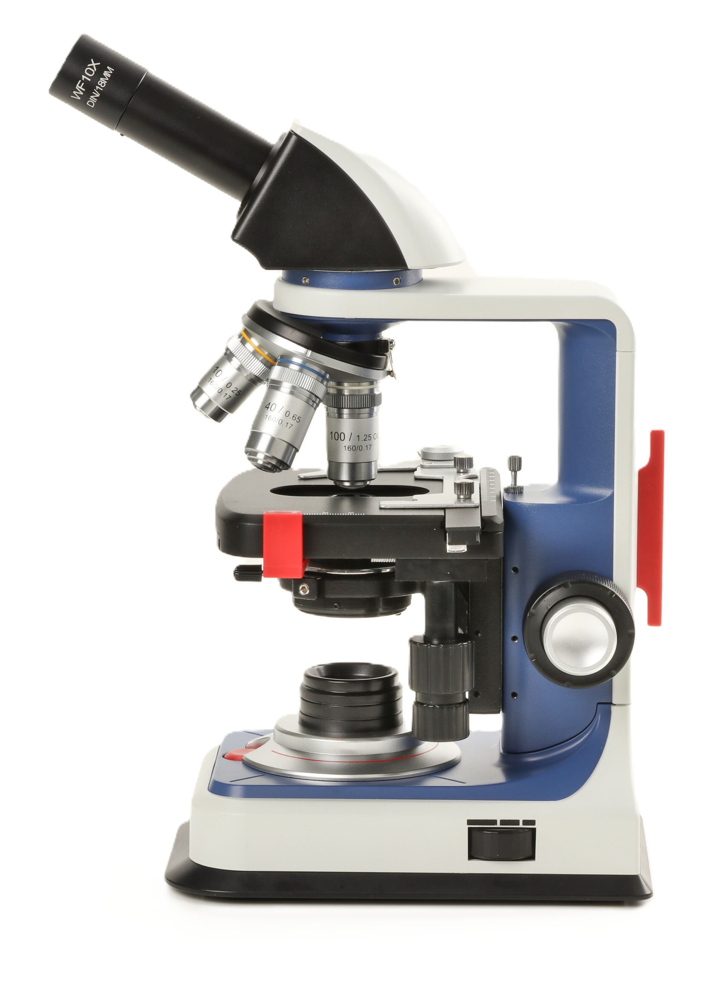 Upgraded] Samengestelde Monoculaire Microscoop 40X-2000X voor Kinderen, Volwassenen en Studenten, Precisie Biologische Wetenschap Onderwijs Microscoop met Kits