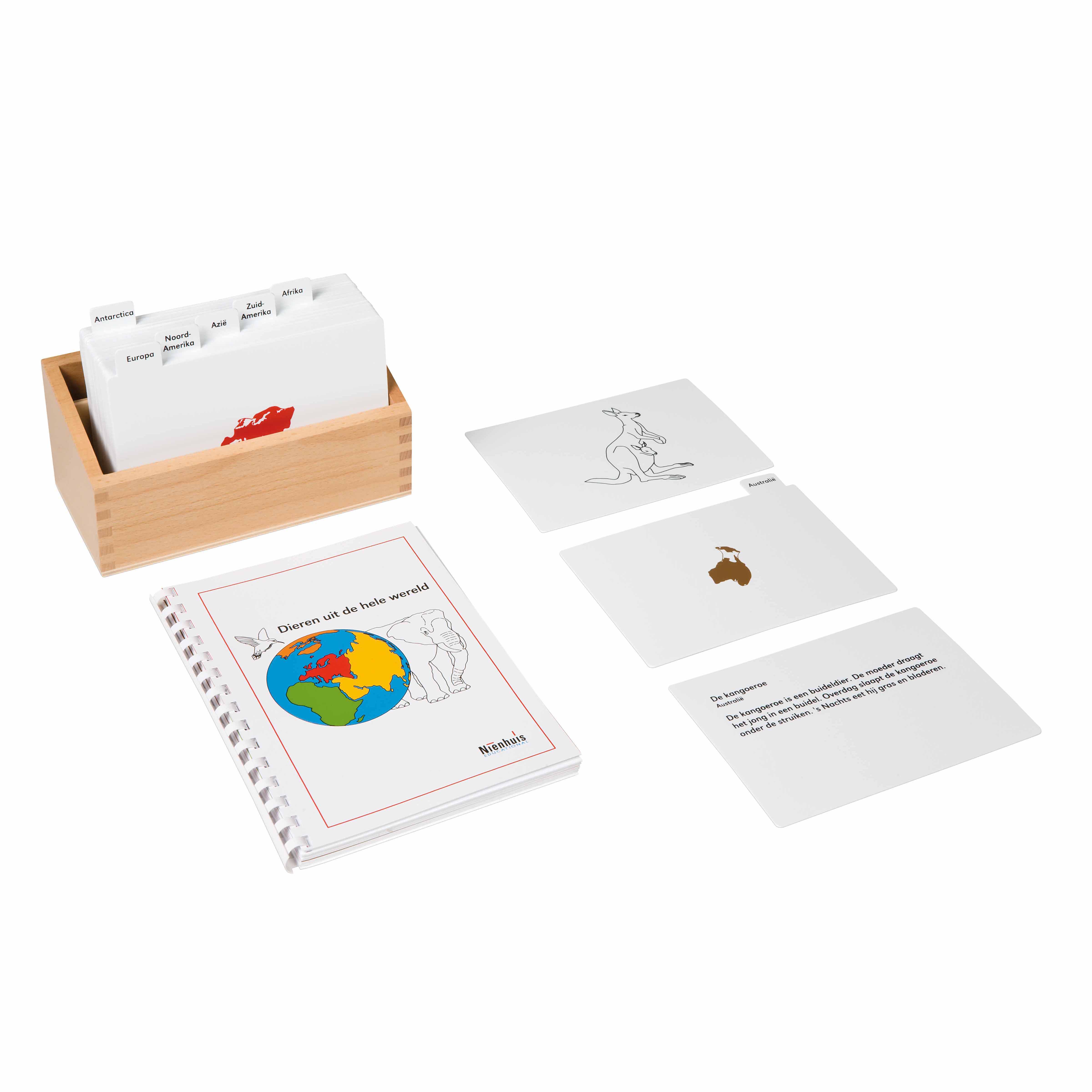 thumbnail: Headu Dieren Puzzelspel Montessori - Educatief Spel Voor Kinderen 2-5 Jaar - Dieren Ouders & Kinderen