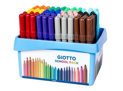Kleurstiften | Giotto Turbo Maxi | Dik | Klaspak 108 | Assorti | Marsival.be